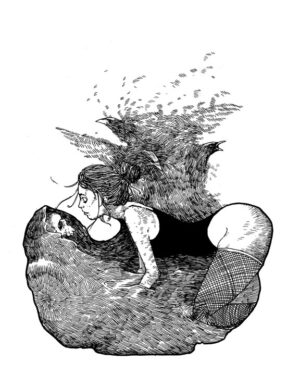 Corvid Queen &mdash; Print